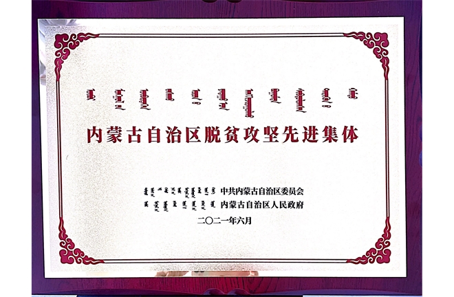 內(nèi)蒙古自治區(qū)脫貧攻堅先進(jìn)集體 